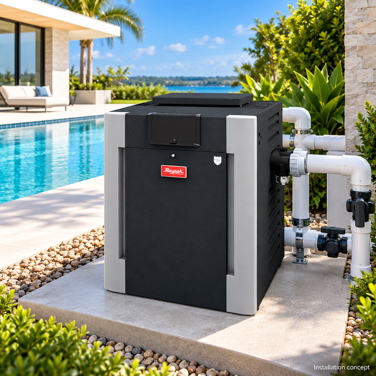 Raypak Gas Pool Water Heater (PR 206, PR 266, PR 336 and PR406)